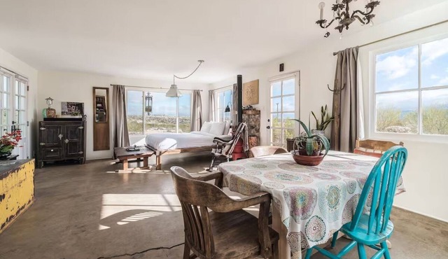 The Original Joshua Tree Homesteader Cabin + Hot Tub