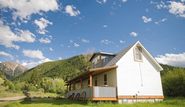 The Original Logs On The Inside Walls Make This A Cozy Montana Getaway.