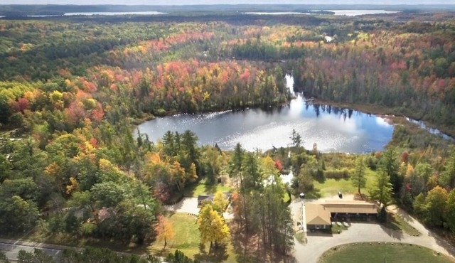 The Overlook Just outside Traverse CitynSleeps 4 Private Deck with Amazing Views