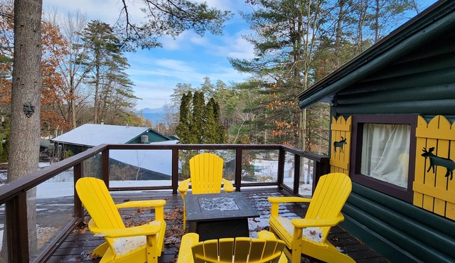 The Owl of Lake George 2 BR deck lake views fireplace