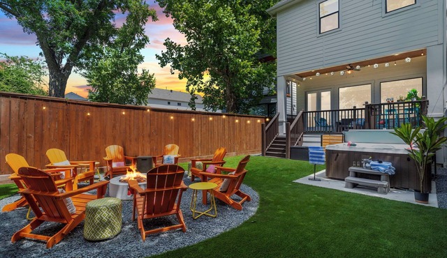 The Painted Cowboy: Houston Heights Oasis with Hot Tub