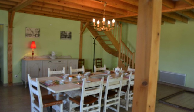 The peaceful countryside corner in the loire valley