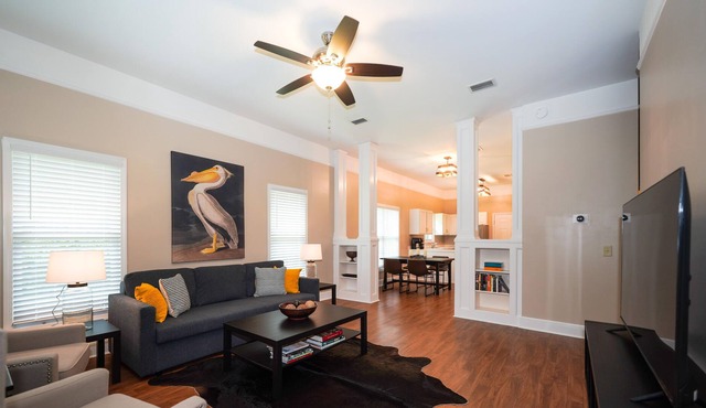 The Pelican House | 2-bedroom in Hartsville w/King Bed!