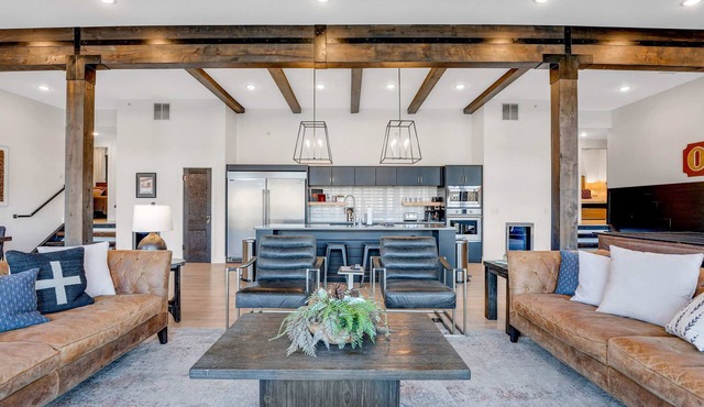 The Penthouse loft at 1932 Reserve! Pool, Hot tub!