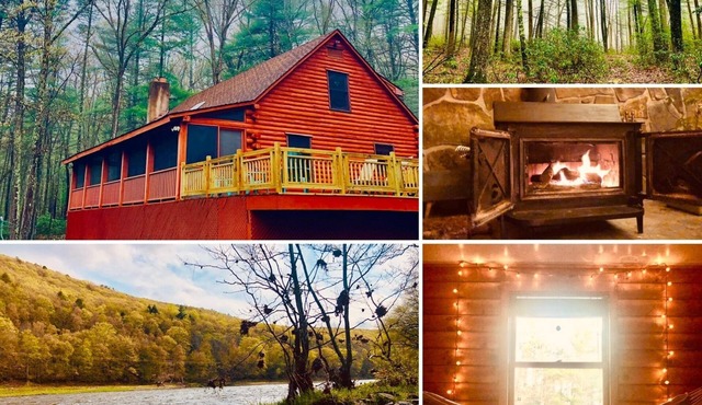 The Perfect Log Cabin on 8 acres of Private Woods