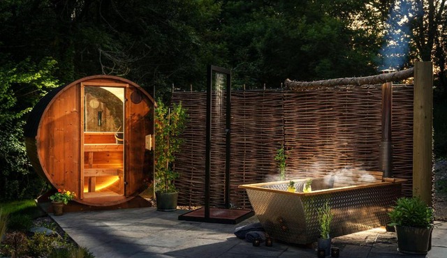 The Pigsty & Spa Garden at Tregoose Old Mill