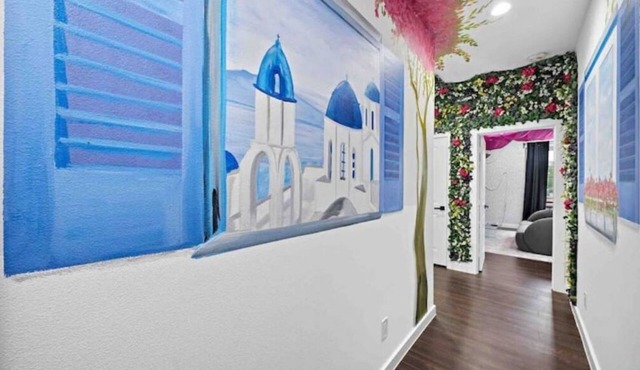 The PiinK Flamingo InstaWorthy Murals HotTub