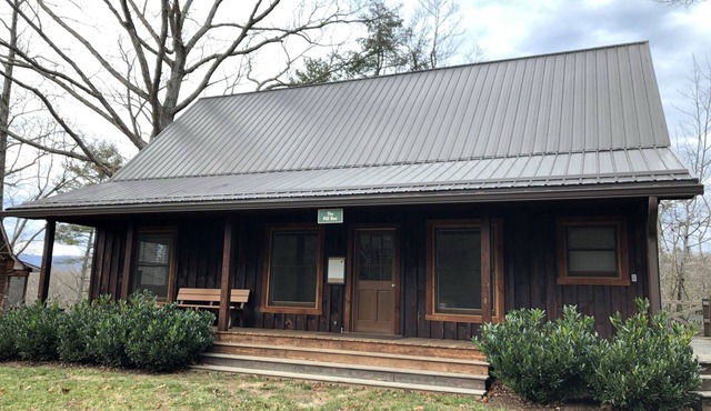 The Pill Box is the perfect getaway next to the Cowpasture River