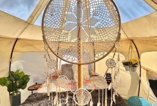 The Pisces-a stargazing, luxury glamping tent