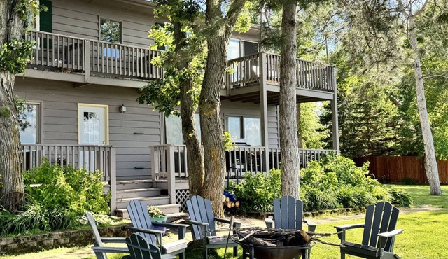 The Point on Gull Lake – Unit 3: 2BR Upper-Level Haven w/Dock & Garage