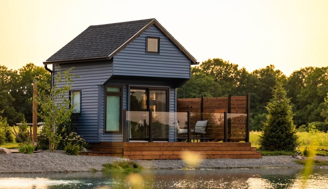 The Pondhouse — Private Cabin with Sauna & Pond | Port Rowan