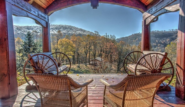 The Poplars at Bearwallow Mountain | Two Combined Lodges| Pavilion for Weddings and Events