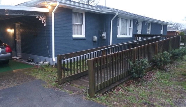 The property has four bedroom two bath