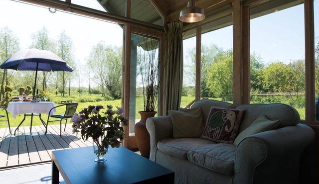 The Pump House, impressive style, in a meadow, by a bubbling brook, unique