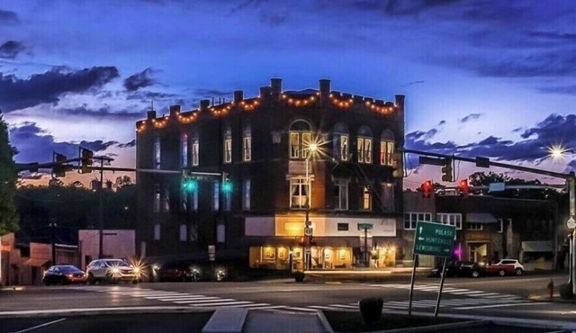 The Pythian Building Penthouse Apt. is centrally located on the city square.