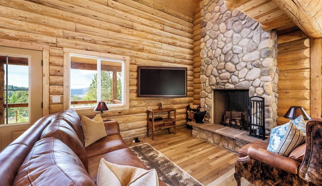 The Ranch at Lake Coeur d'Alene | Newly Built Log Cabin