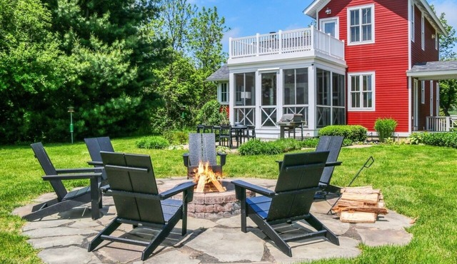 The Red Fennville Farmhouse