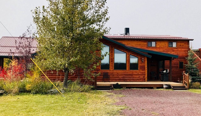 The Rising Wolf , with sunset views of Glacier Park