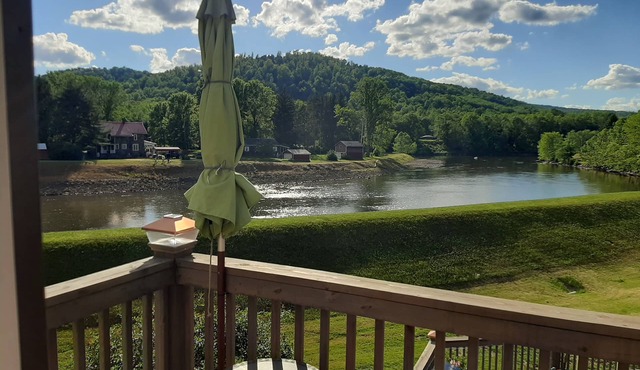 The River View apartment, best view of any rental in Confluence.