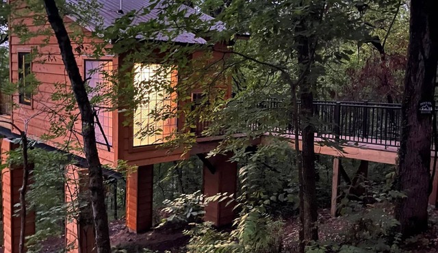 The Riverbirch Treehouse-close to town yet steps away from total wilderness