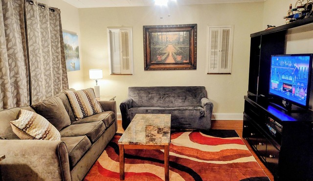 The Romanian -Queen Bed + Sleeper Sofa