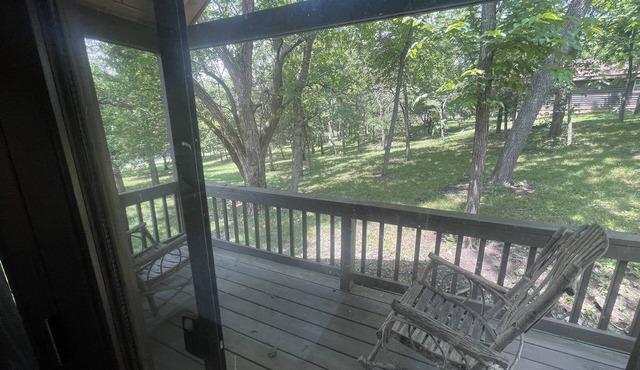 The Roost is your private cabin adjacent to sweet water lake