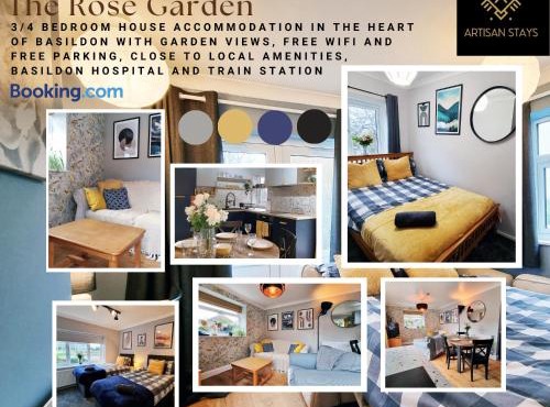 The Rose Garden of Basildon in the Heart of Basildon by Artisan Stays I Weekly or Monthly Stay Offer I Pvt Parking I Sleeps 6