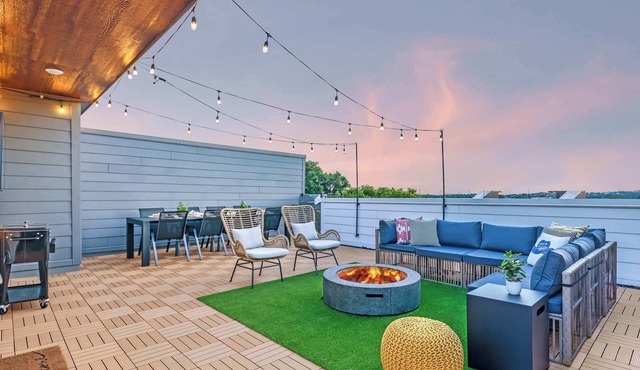 The Rosedale | Rooftop Retreat by Geodis Park!