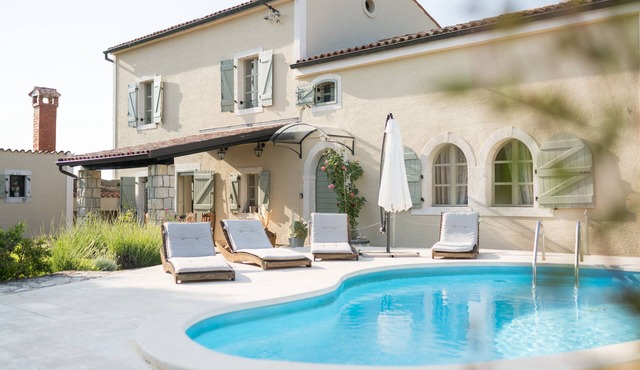 The rustic villa Allure in Istria with private pool