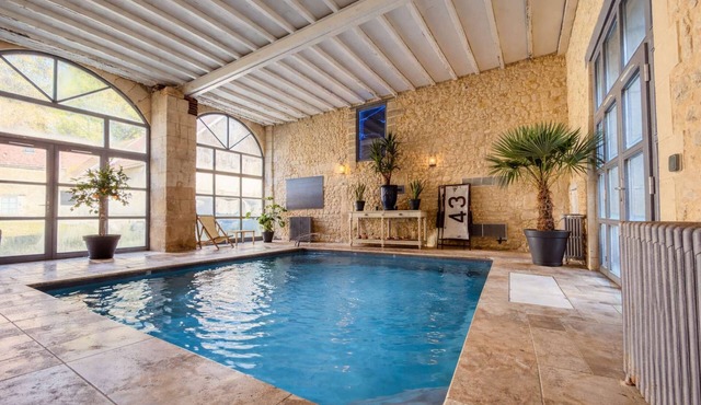 The Saint Ouen manor house with heated swimming pool - 14 people