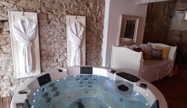 The Sainte Valière gîte (swimming pool, SPA and air conditioning)