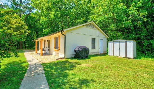 The Sanctuary at Anthony Drive | Private Pond . A private 2-bed/2-bath sanctuary on 5 pristine acres. Features dual master suites and high-speed Wi-Fi. Minutes to Piedmont Hospital & Film Studios.