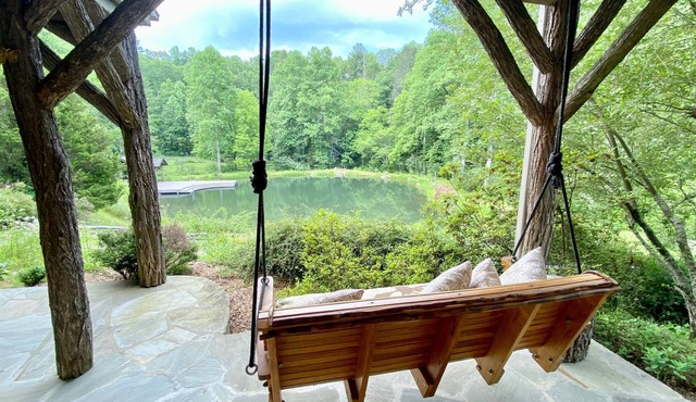 The Sanctuary at Fiddlehead | 4BR Farmhouse + Pond & Trails
