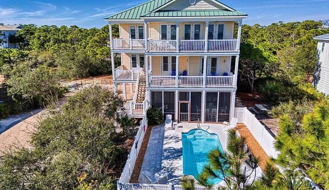The Sand Bar 🐶Friendly, Beach Views, Private Pool & HotTub, SGI Gated Community
