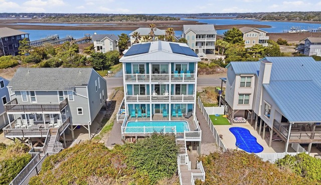 The Sandcastle: Upscale Large Oceanfront Home with Private Pool and Elevator