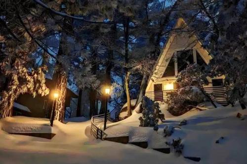 The Scandia, A-Frame Chalet -Fireplace & Hot tub