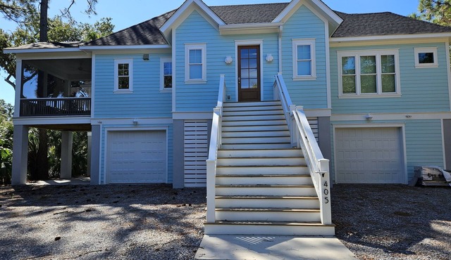 The Seashelle is a New Four Bedroom, Four ½ Bath home with a Pool.