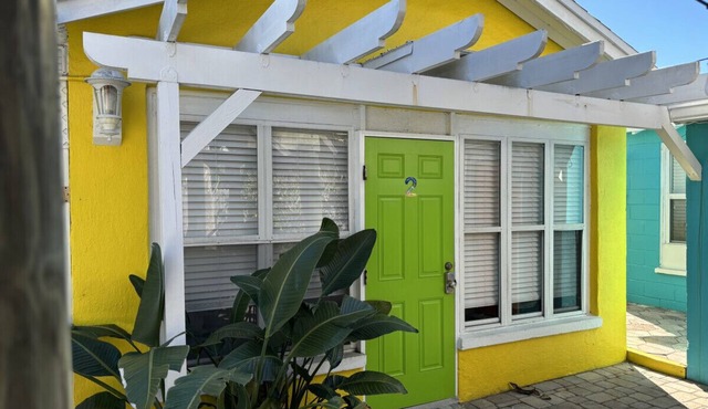 The Seaside Cottages are located just across the street from Indian Rocks Beach!