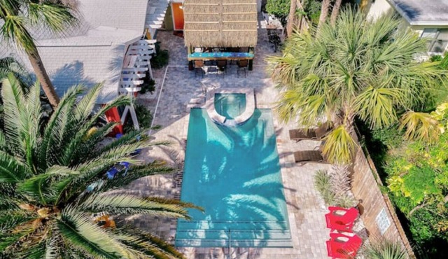 The Seaside Cottages are located just across the street from Indian Rocks Beach!