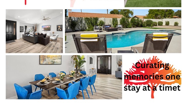 The Secretariat Phoenix by PaseoHomesAZ with Pool, Basketball 1/2 Court & Casita