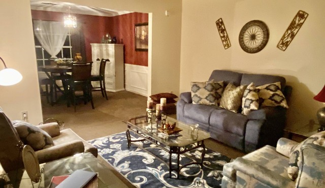 The serene manor is very quiet, spacious & secure