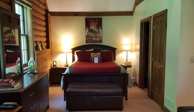 The Serenity Suite is a private cabin suite at Heartland Country Resort & Lodge