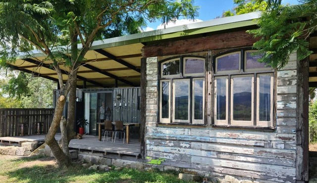 The Shack- shack on the outside but modern on the inside