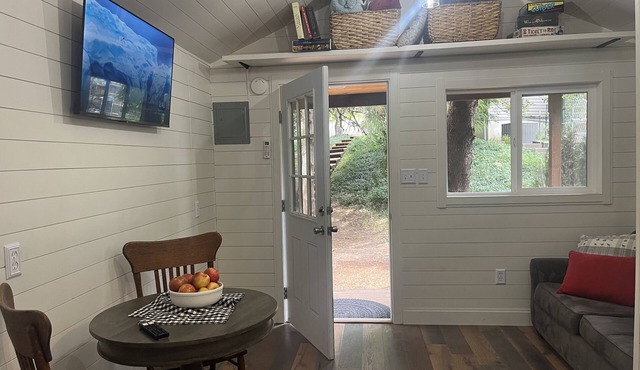 The Shed@LivelyFarmnnA tiny house on the edge of everything in Newberg. nn