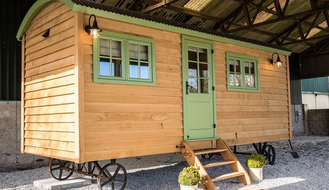 The Shepherd's Hut at Northcombe Farm