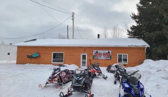 The Sled Stop located on ATV/Snowmobile Trail.