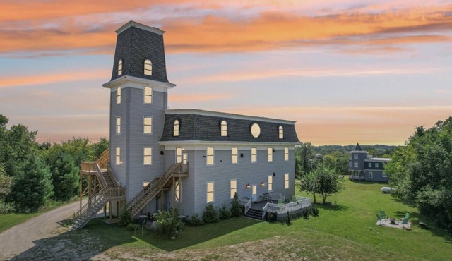 The Starlight Tower River Manor & Events/Arcades/Observatory/Theater/Bar by RedAwning