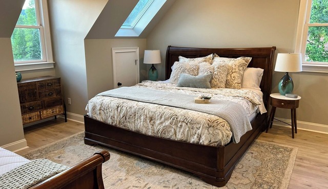 The Stillwater Suite, named after the serene stillness of its surroundings and the moments where the lake is as still as glass.