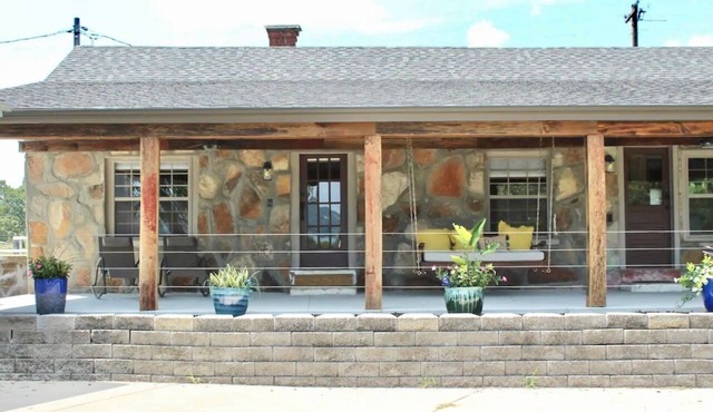 The Stone Schoolhouse - Gated Lakefront Acreage with views and historic charm