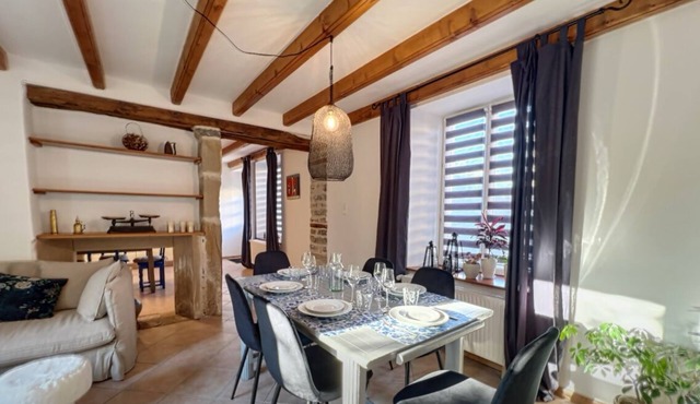 The Stones of Happiness. Vacation with family and friends in our village house.